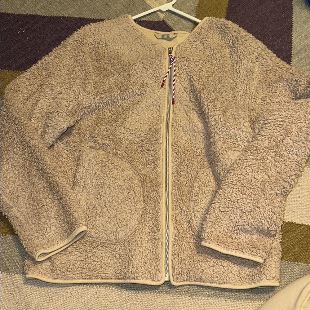 Lululemon Oh So Sherpa Full Zip Trench Size 10
